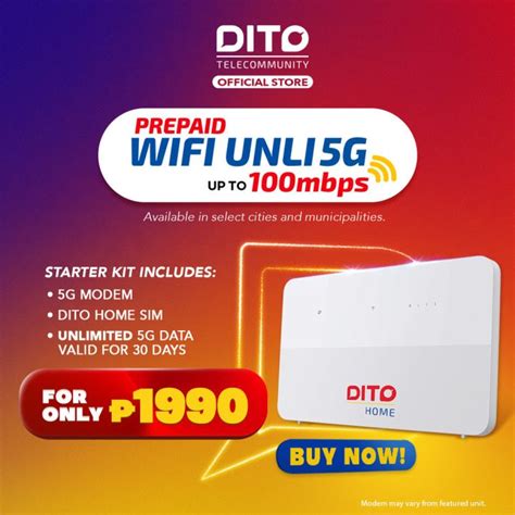 digong piso wifi|DITO Home 5G WiFi Prepaid Service .